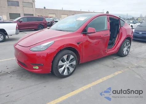 2022 Tesla Model Y Long Range Dual Motor All-Wheel Drive from USA, damaged, VIN 7SAYGDEE3NF516648